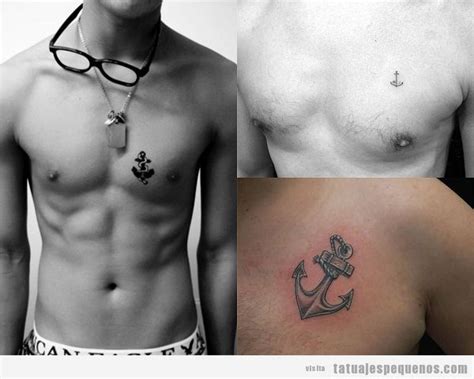 tatuajes pequeños en el pecho hombre|15 Tatuajes pequeños para hombres con un gran。